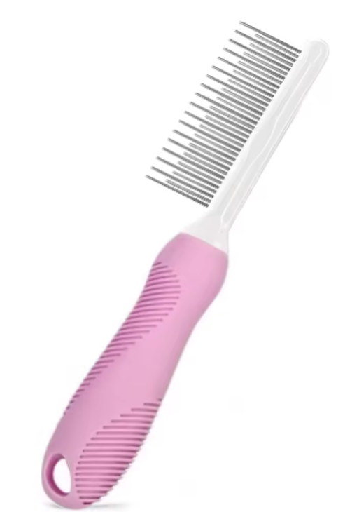 Peine de Agujas para Aseo de Mascotas para Limpiar el Pelo (Pieza Única)