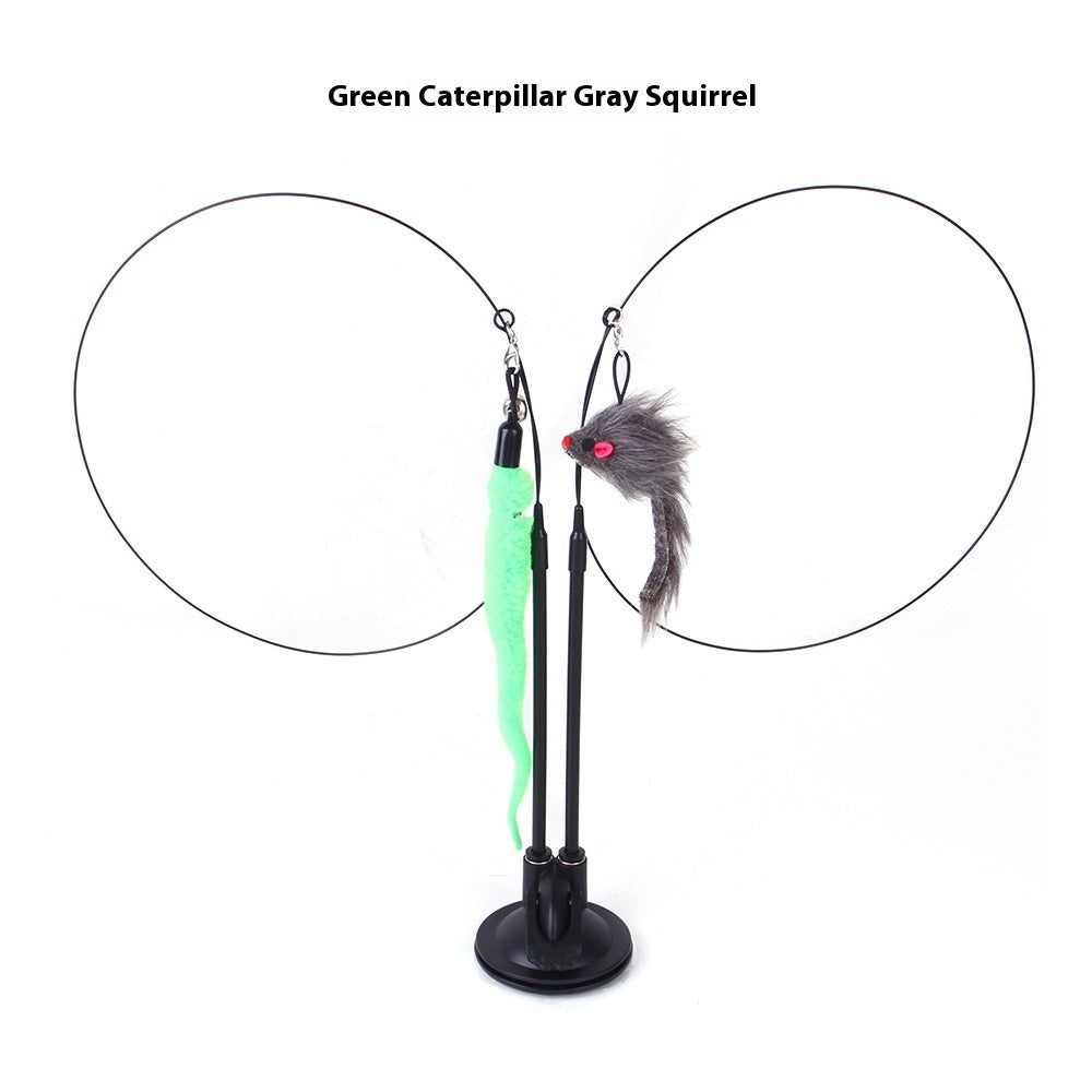 Interactive Suction Cup Cat Toy