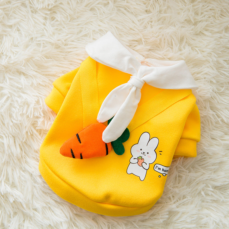 Ropa Adorable de Dibujos Animados para Mascotas - Otoño e Invierno