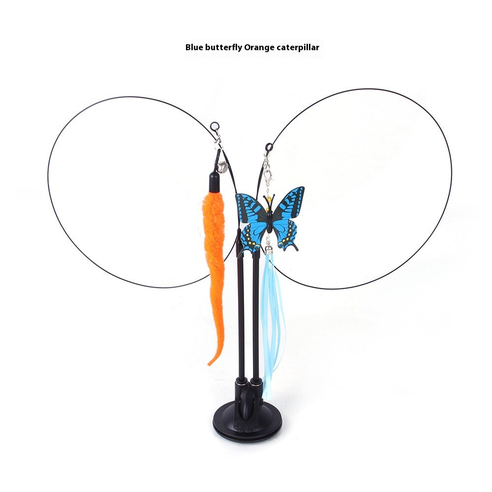 Interactive Suction Cup Cat Toy