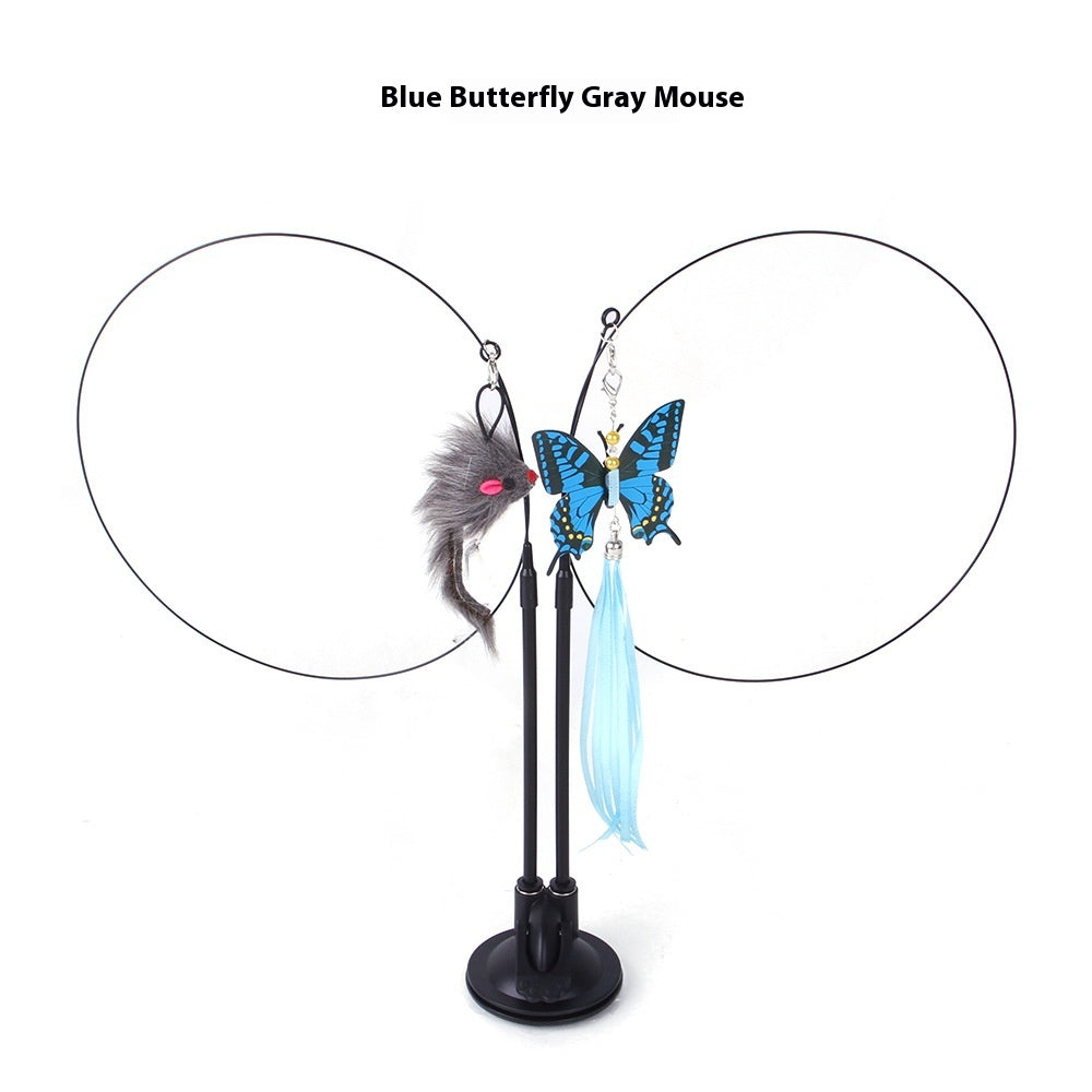 Interactive Suction Cup Cat Toy