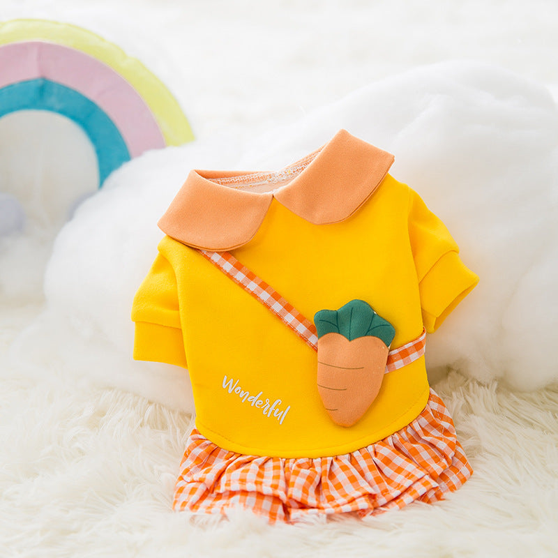 Ropa Adorable de Dibujos Animados para Mascotas - Otoño e Invierno