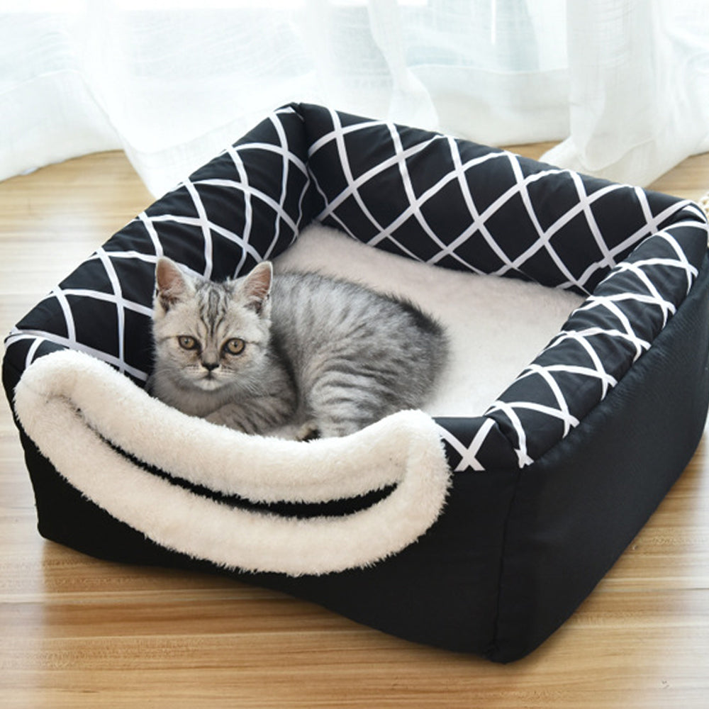 Villa Cama para Perros y Gatos - Cápsula Espacial de Doble Uso