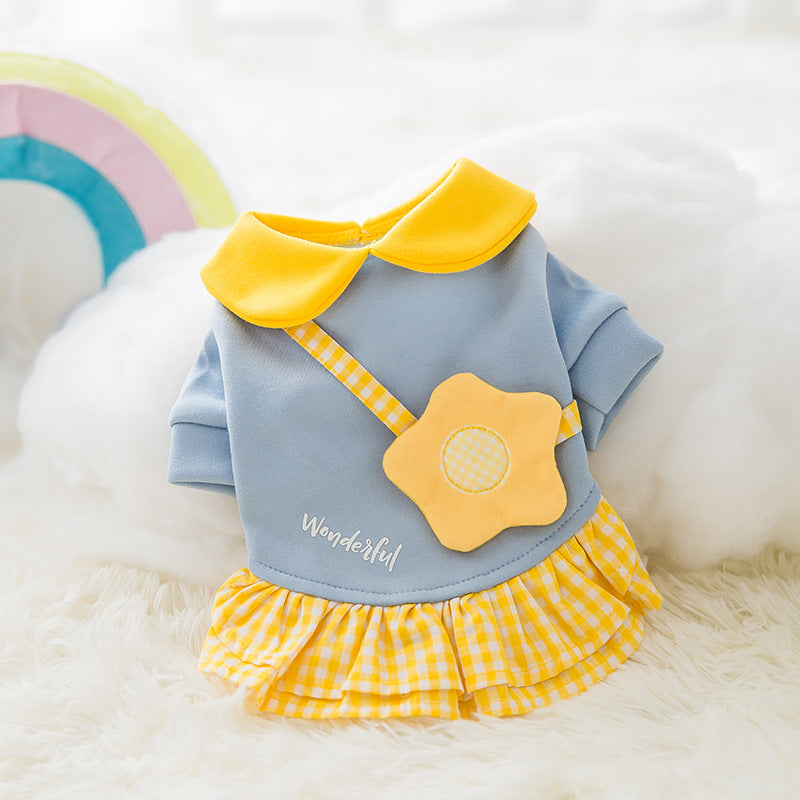 Ropa Adorable de Dibujos Animados para Mascotas - Otoño e Invierno