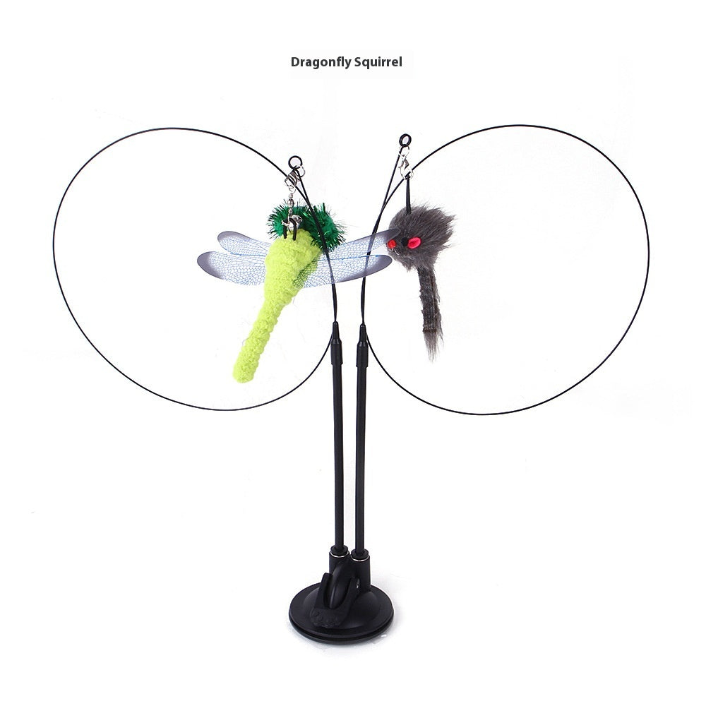 Interactive Suction Cup Cat Toy