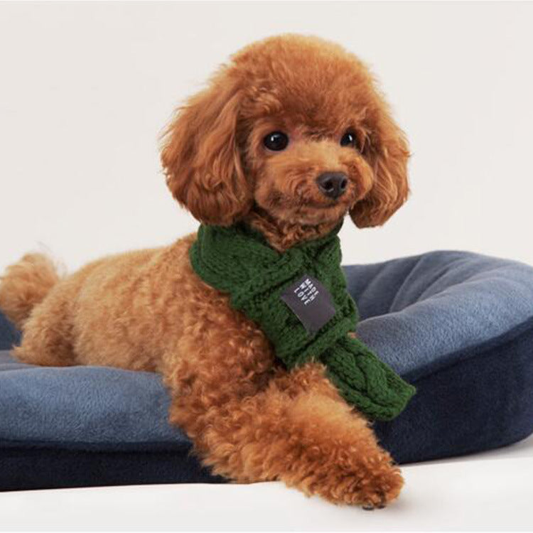 Bufanda Cálida Gruesa para Perros - Bufanda Linda para Mascotas