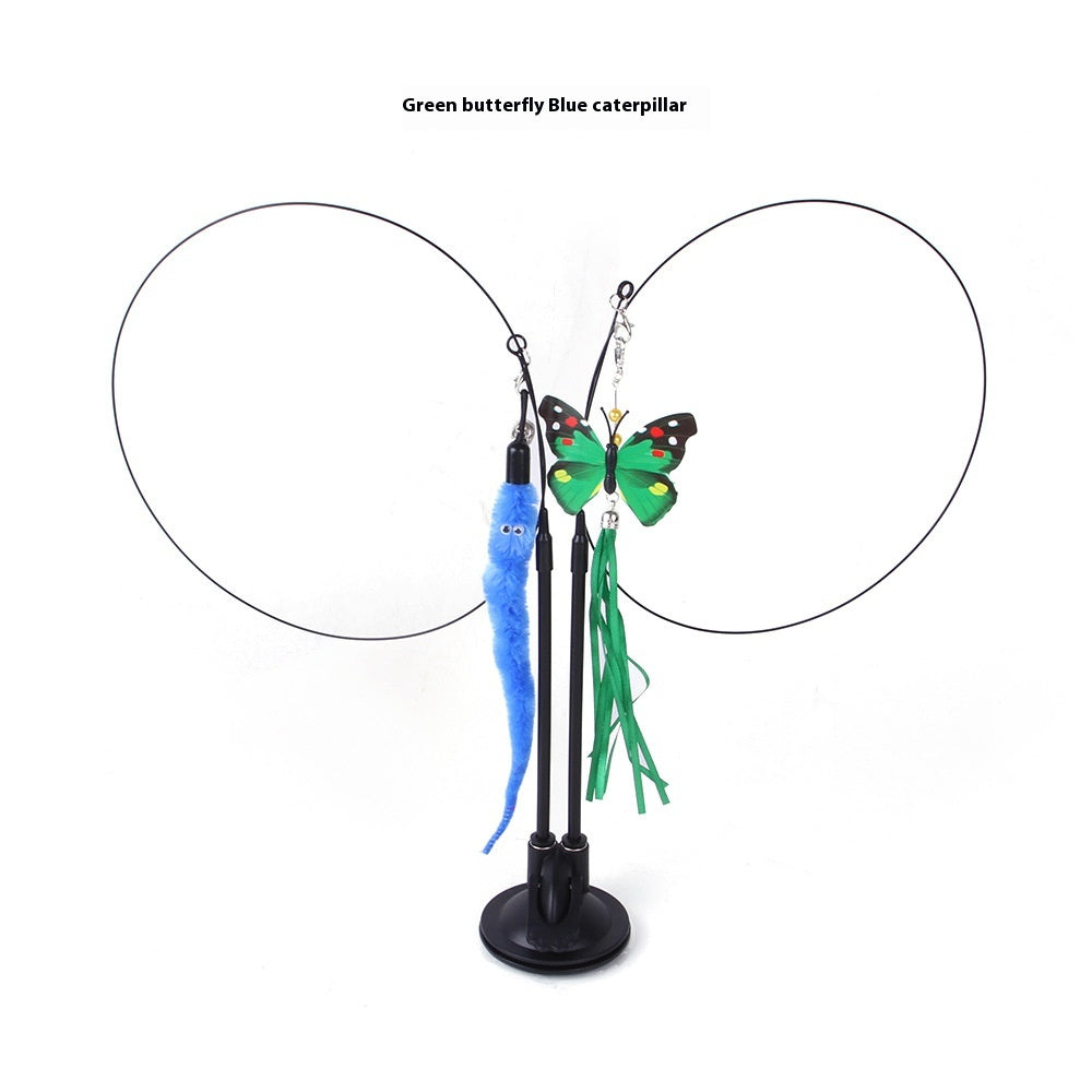 Interactive Suction Cup Cat Toy