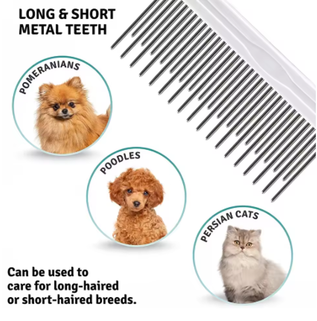 Peine de Agujas para Aseo de Mascotas para Limpiar el Pelo (Pieza Única)