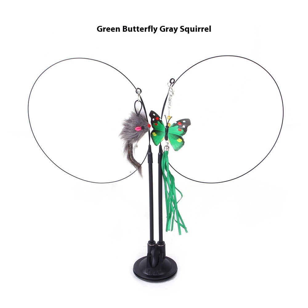 Interactive Suction Cup Cat Toy