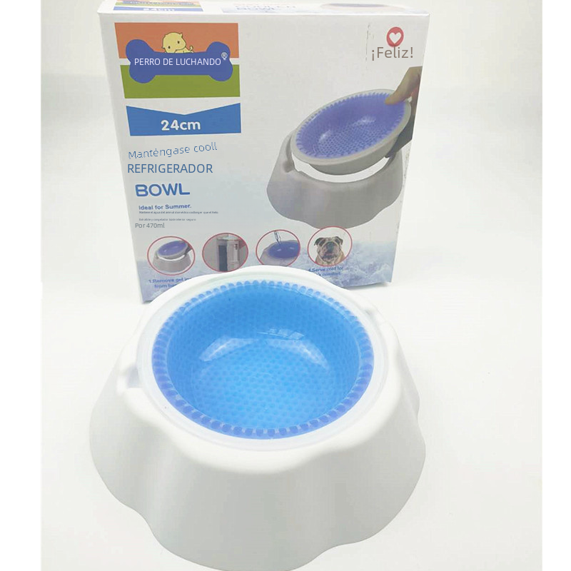 Cuenco Refrescante de Verano para Perros y Gatos