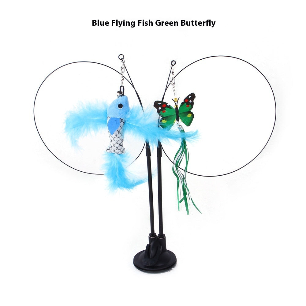 Interactive Suction Cup Cat Toy