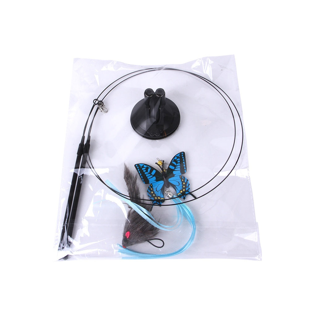 Interactive Suction Cup Cat Toy