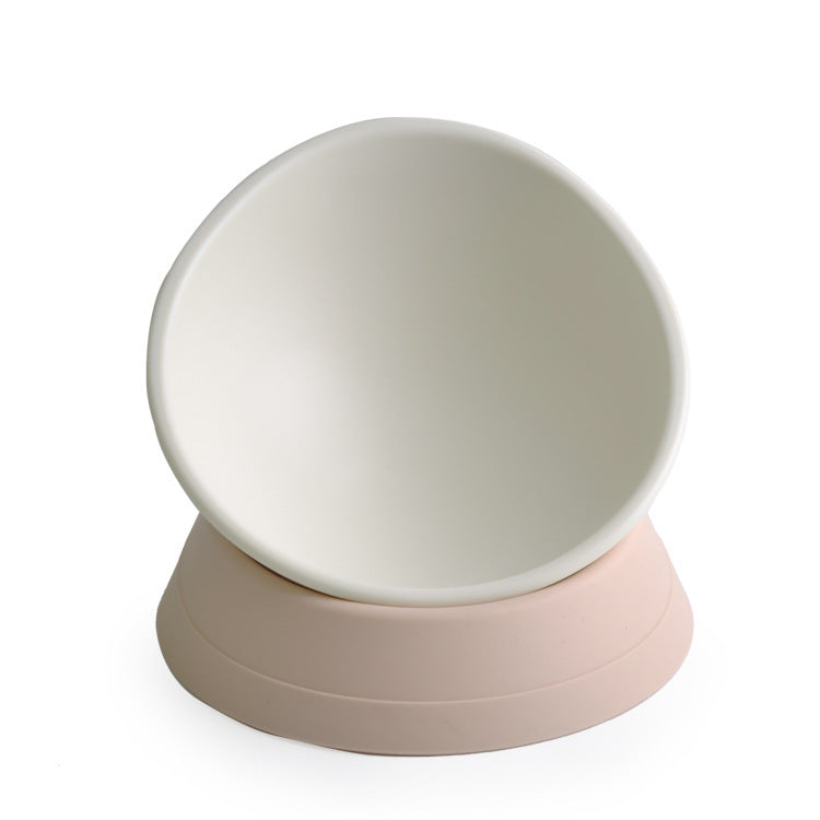 Comedero Antideslizante para Gatos de Cara Plana con Ángulo Ajustable