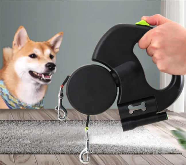 Dual Automatic Dog Leash